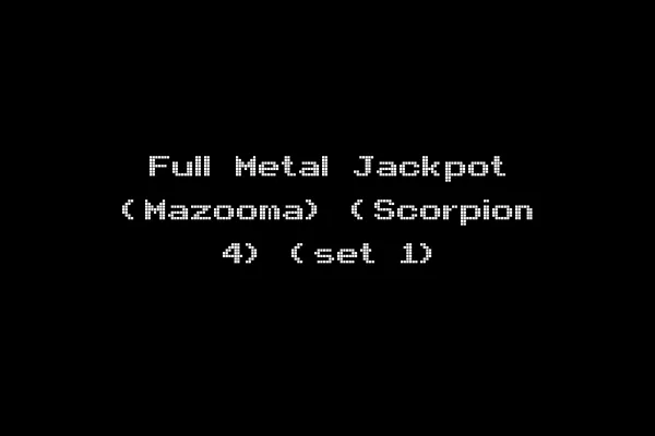 Full Metal Jackpot (Mazooma) (Scorpion 4) (set 1)
