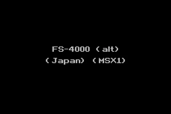 FS-4000 (alt) (Japan) (MSX1)