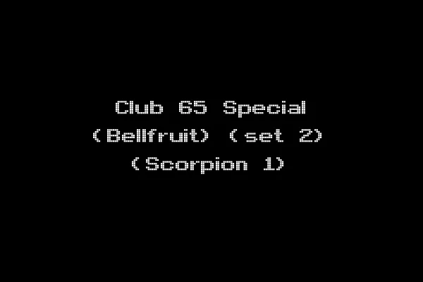 Club 65 Special (Bellfruit) (set 2) (Scorpion 1)