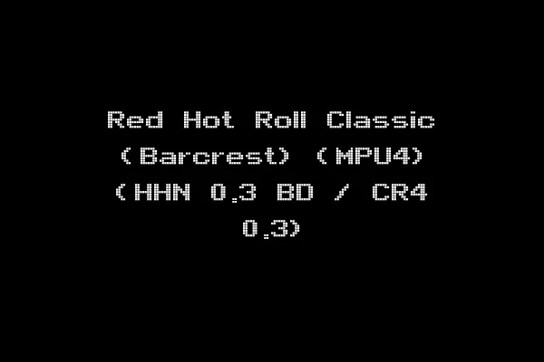 Red Hot Roll Classic (Barcrest) (MPU4) (HHN 0.3 BD / CR4 0.3)