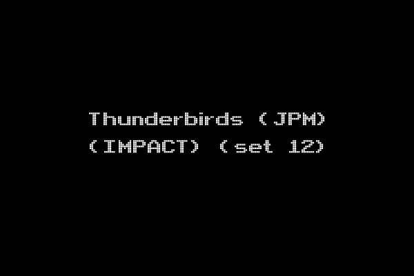 Thunderbirds (JPM) (IMPACT) (set 12)
