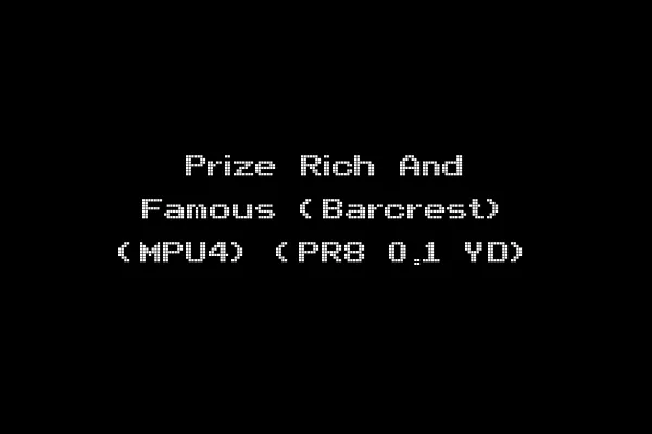 Prize Rich And Famous (Barcrest) (MPU4) (PR8 0.1 YD)