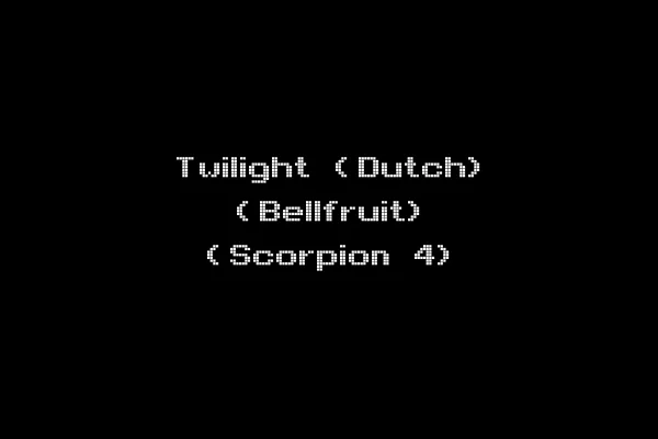 Twilight (Dutch) (Bellfruit) (Scorpion 4)