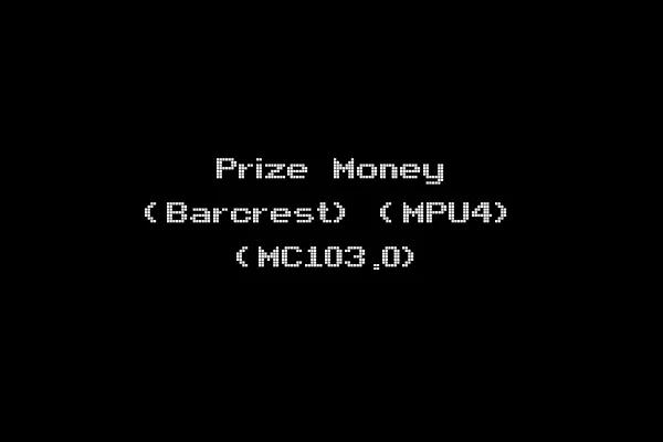 Prize Money (Barcrest) (MPU4) (MC103.0)