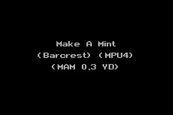 Make A Mint (Barcrest) (MPU4) (MAM 0.3 YD)