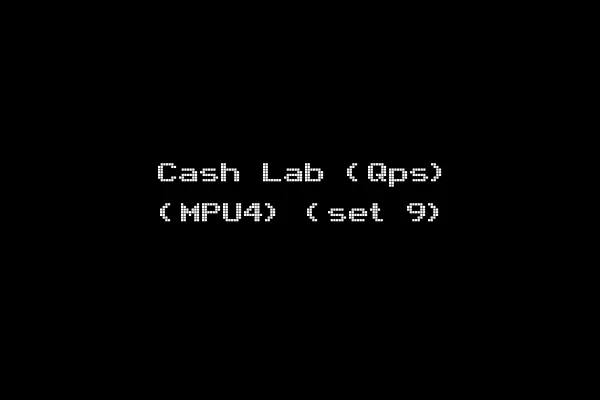 Cash Lab (Qps) (MPU4) (set 9)
