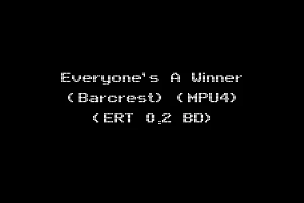 Everyone's A Winner (Barcrest) (MPU4) (ERT 0.2 BD)