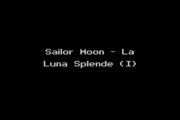 Sailor Moon - La Luna Splende (I)