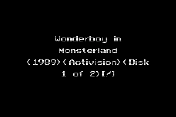 Wonderboy in Monsterland (1989)(Activision)(Disk 1 of 2)[!]