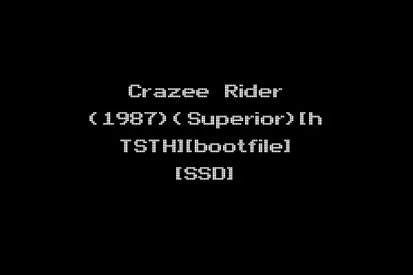 Crazee Rider (1987)(Superior)[h TSTH][bootfile] [SSD]
