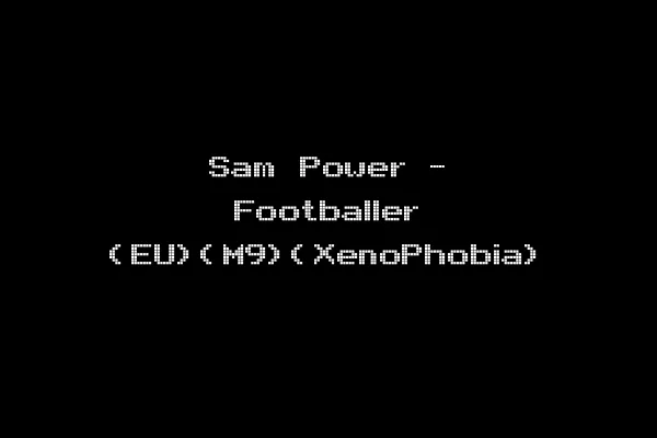 Sam Power - Footballer (EU)(M9)(XenoPhobia)