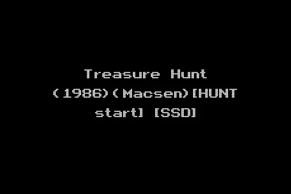 Treasure Hunt (1986)(Macsen)[HUNT start] [SSD]