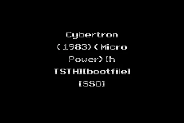 Cybertron (1983)(Micro Power)[h TSTH][bootfile] [SSD]