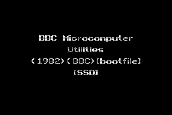 BBC Microcomputer Utilities (1982)(BBC)[bootfile] [SSD]