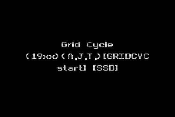 Grid Cycle (19xx)(A.J.T.)[GRIDCYC start] [SSD]