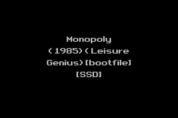 Monopoly (1985)(Leisure Genius)[bootfile] [SSD]