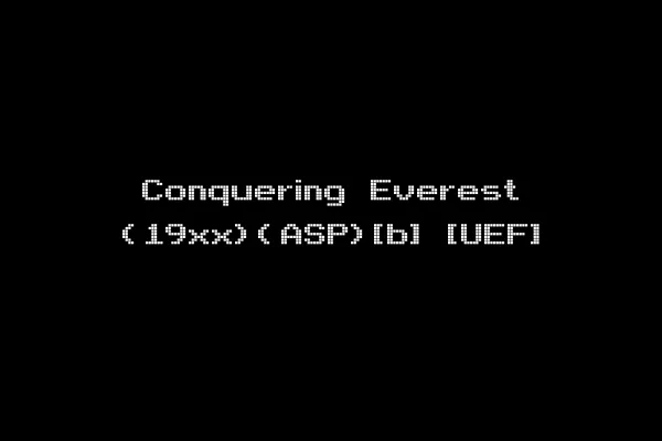 Conquering Everest (19xx)(ASP)[b] [UEF]