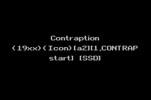 Contraption (19xx)(Icon)[a2][1.CONTRAP start] [SSD]