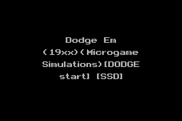 Dodge Em (19xx)(Microgame Simulations)[DODGE start] [SSD]