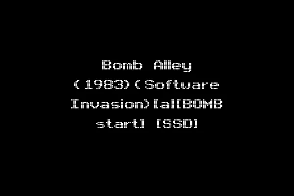 Bomb Alley (1983)(Software Invasion)[a][BOMB start] [SSD]