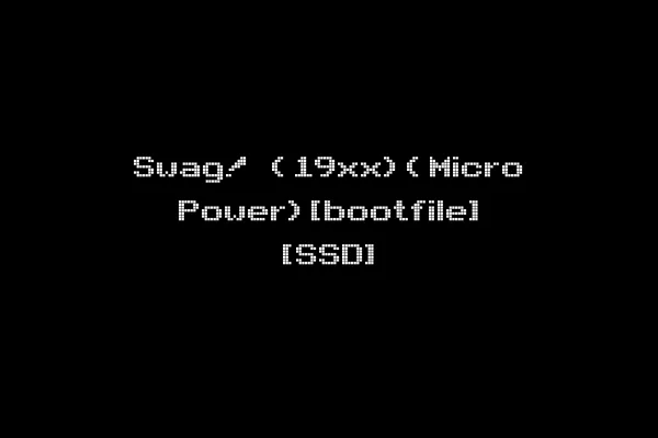 Swag! (19xx)(Micro Power)[bootfile] [SSD]