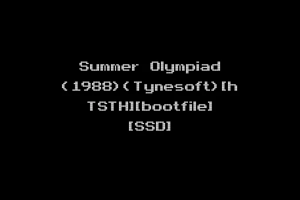 Summer Olympiad (1988)(Tynesoft)[h TSTH][bootfile] [SSD]