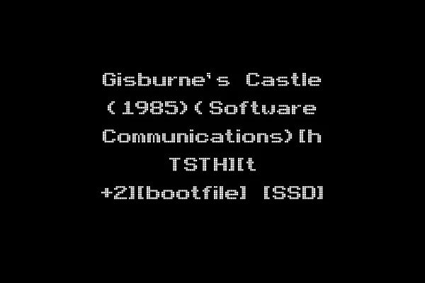 Gisburne's Castle (1985)(Software Communications)[h TSTH][t +2][bootfile] [SSD]