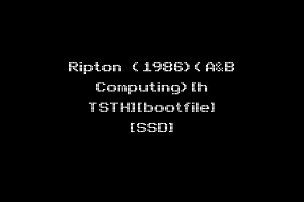 Ripton (1986)(A&B Computing)[h TSTH][bootfile] [SSD]