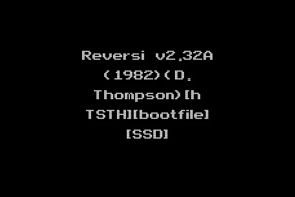 Reversi v2.32A (1982)(D. Thompson)[h TSTH][bootfile] [SSD]