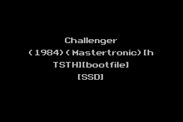 Challenger (1984)(Mastertronic)[h TSTH][bootfile] [SSD]