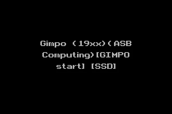 Gimpo (19xx)(ASB Computing)[GIMPO start] [SSD]