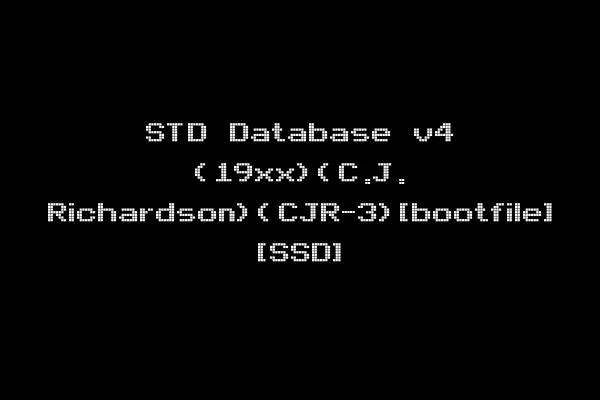 STD Database v4 (19xx)(C.J. Richardson)(CJR-3)[bootfile] [SSD]