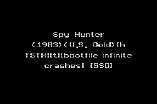 Spy Hunter (1983)(U.S. Gold)[h TSTH][t][bootfile-infinite crashes] [SSD]