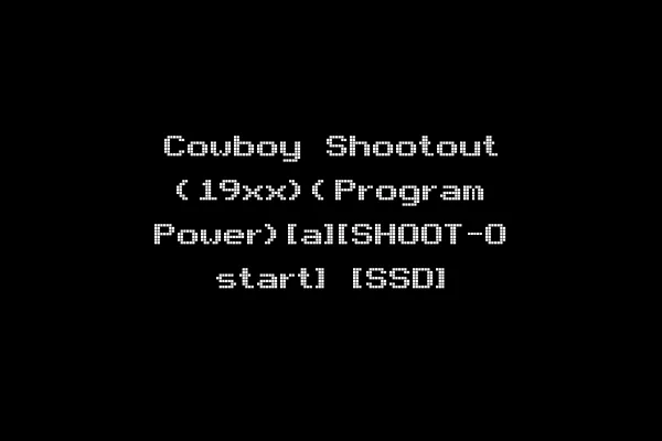 Cowboy Shootout (19xx)(Program Power)[a][SHOOT-O start] [SSD]