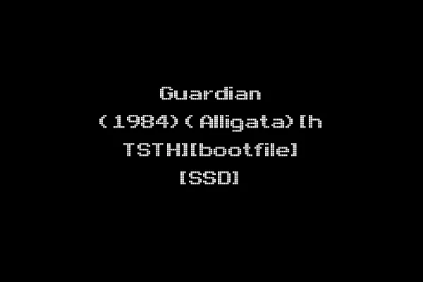 Guardian (1984)(Alligata)[h TSTH][bootfile] [SSD]