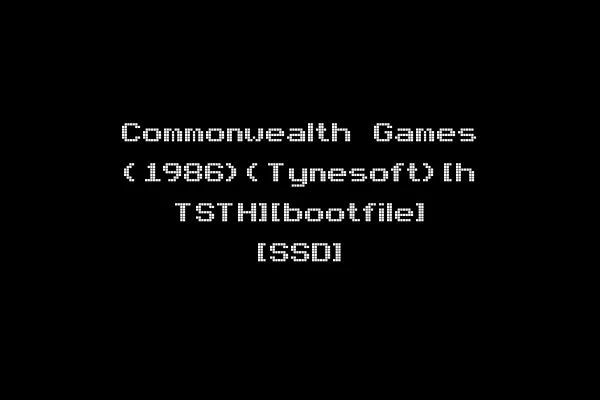 Commonwealth Games (1986)(Tynesoft)[h TSTH][bootfile] [SSD]