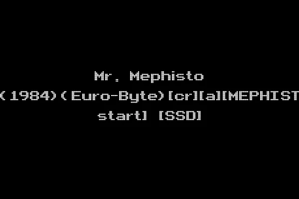 Mr. Mephisto (1984)(Euro-Byte)[cr][a][MEPHIST start] [SSD]
