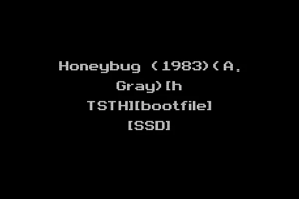 Honeybug (1983)(A. Gray)[h TSTH][bootfile] [SSD]
