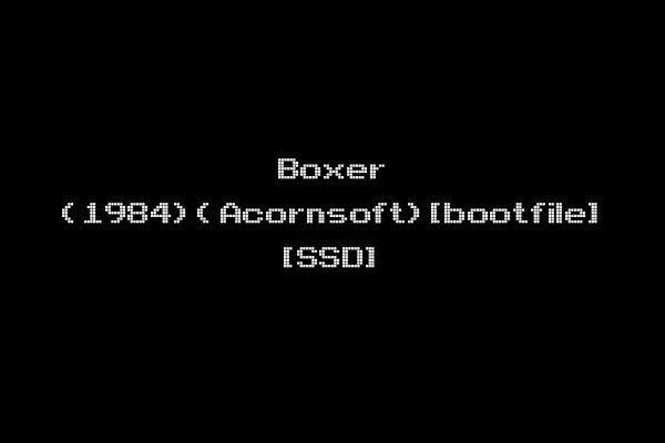 Boxer (1984)(Acornsoft)[bootfile] [SSD]