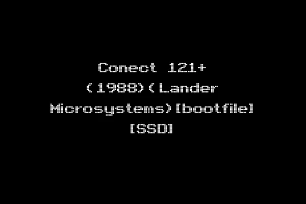 Conect 121+ (1988)(Lander Microsystems)[bootfile] [SSD]