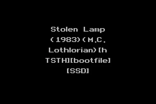 Stolen Lamp (1983)(M.C. Lothlorian)[h TSTH][bootfile] [SSD]