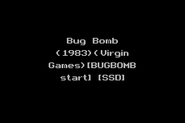 Bug Bomb (1983)(Virgin Games)[BUGBOMB start] [SSD]
