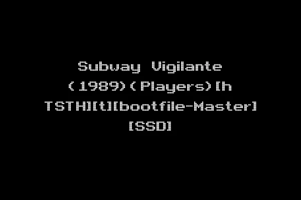 Subway Vigilante (1989)(Players)[h TSTH][t][bootfile-Master] [SSD]