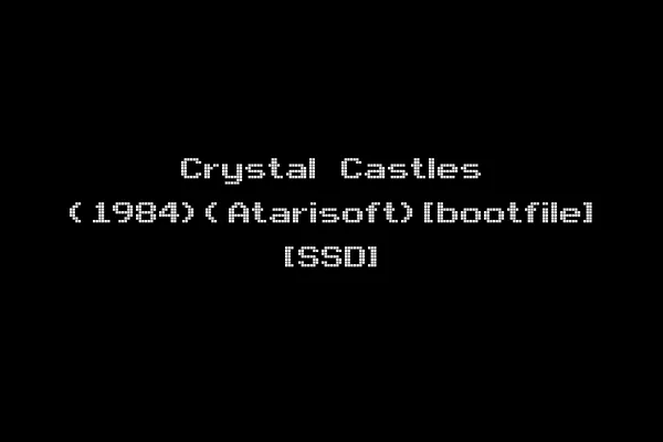Crystal Castles (1984)(Atarisoft)[bootfile] [SSD]