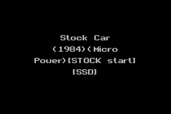 Stock Car (1984)(Micro Power)[STOCK start] [SSD]