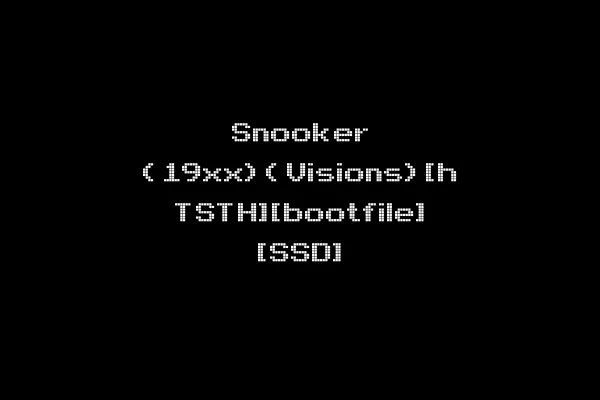 Snooker (19xx)(Visions)[h TSTH][bootfile] [SSD]
