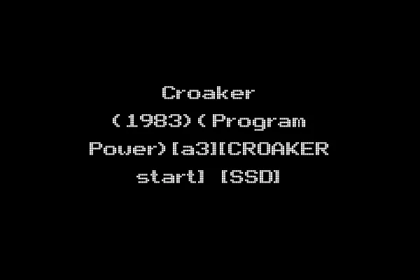 Croaker (1983)(Program Power)[a3][CROAKER start] [SSD]