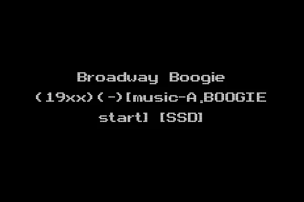 Broadway Boogie (19xx)(-)[music-A.BOOGIE start] [SSD]