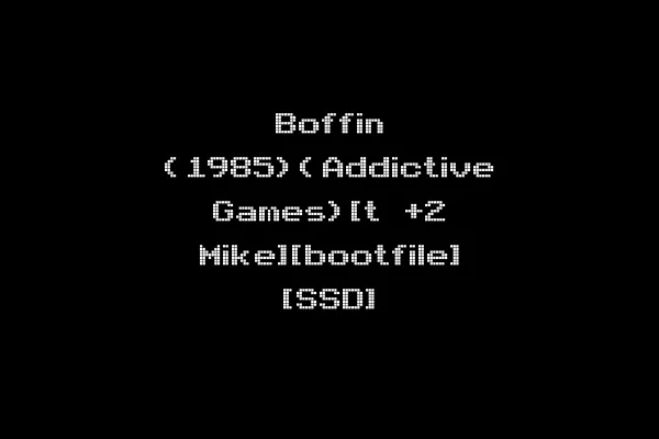 Boffin (1985)(Addictive Games)[t +2 Mike][bootfile] [SSD]
