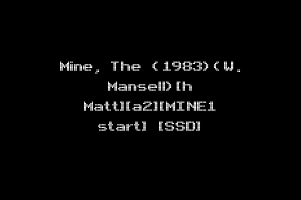 Mine, The (1983)(W. Mansell)[h Matt][a2][MINE1 start] [SSD]